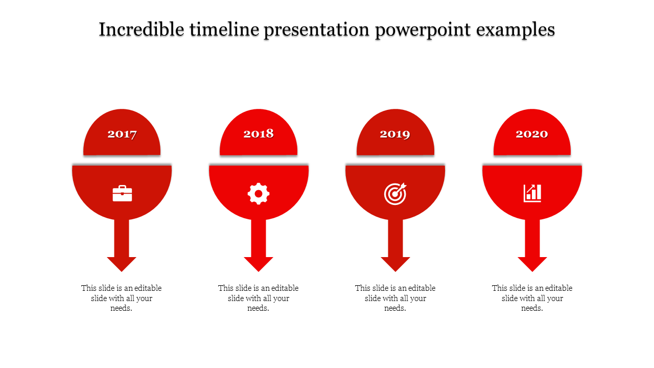 Stunning Timeline Design PowerPoint Presentation Template